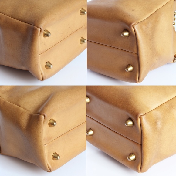 Bonnie Cashin for Coach Small Double Header Tote Bag Chain Strap Vintage 60s HTF - Picture 15 of 17